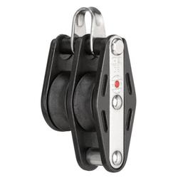 Produktbild von HS Doppelblock mit Bügel und Hundsfott, kugelgelagert, 8 mm | 302148