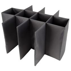 Produktbild von meori Flascheneinsatz für Faltbox Gr.M, rauchgrau | 304090