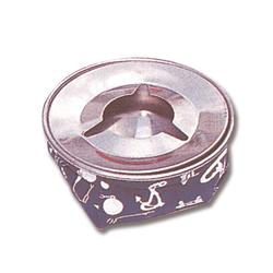 Produktbild von Aschenbecher aus Nirostahl blau | 305905