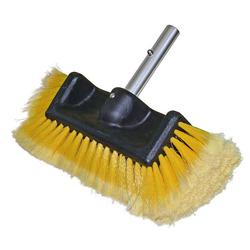 Produktbild von Yachticon 30 cm Deckbürste mit weichen gelben Seitenborsten, mit Schnellverschluß | 305106