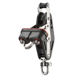 Produktbild von HS Großschot-Gleitlagerblock, Violinblock mit Wirbel und Schotklemme, 10 mm | 302170