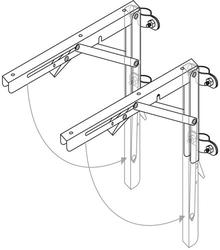 Produktbild von Tisch-Befestigungssatz für die Steuersäule | 303874