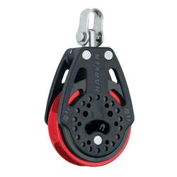 Produktbild von Harken 57 mm Carbo Ratschblock - Red Sheave - Sonderedition | 305634
