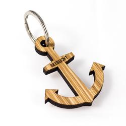 Produktbild von Seesucht Schlüsselanhänger "Anker" aus Schichtholz | 300482