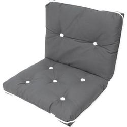 Produktbild von Kapok-Doppelkissen, grau 75 x 45 x 7 cm