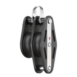 Produktbild von HS Doppelblock mit Hundsfott, kugelgelagert, 10 mm | 301784