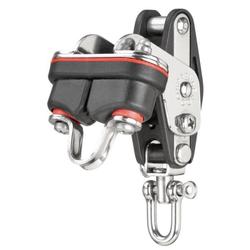 Produktbild von HS Großschotblock mit  Rolle, Hundsfott, Klemme und Wirbel 8 mm | 301795