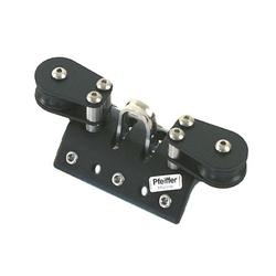 Produktbild von Pfeiffer Travellerschlitten, für Schiene 19 x 20 mm, mit 2 Umlenkrollen | 301406