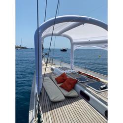 Produktbild von Decktent - aufblasbares Bimini M weiß | 309494