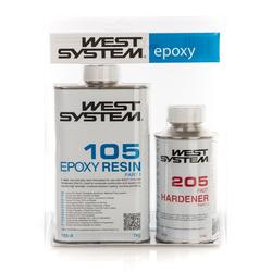 Produktbild von WEST SYSTEM - 105 Harz + 205 schneller Härter 1,2 kg | 304362