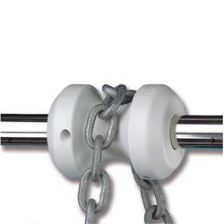 Produktbild von Ketten- oder Tauwerkrolle aus Kunststoff für die Reling Ø20-25mm | 306827