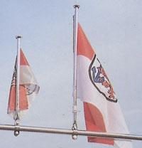 Produktbild von Flaggenstock, Länge/mm 400 | 302931