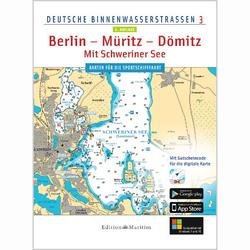 Produktbild von Deutsche Binnenwasserstraßen 3, Berlin - Müritz - Dömitz / Mit Schweriner See | 800396