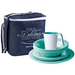 Produktbild von Marine Business Geschirrset "Harmony" Aqua, 24-teilig | 309269