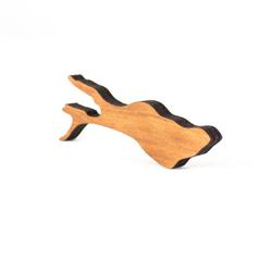 Produktbild von Seesucht Magnetpin "Bodensee" ca. 9 cm, Schichtholz Kirsche | 300483