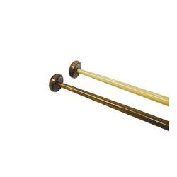 Produktbild von Flaggenstock Kiefer mit Mahagonikopf, lackiert, Länge 650 mm, Halter-Ø 16 mm | 302924