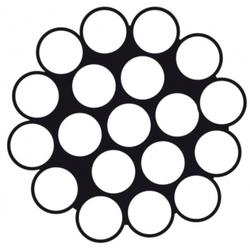 Produktbild von Niro-Stahldrahtseile, Konstruktion 1x19, stehendes Gut, 3mm | 302719