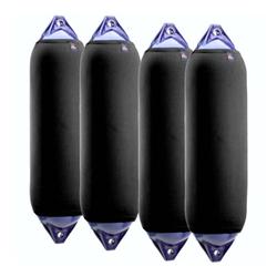 Produktbild von Fenderüberzug M "FenderSkinFlex" 2er-Set, schwarz | 309337