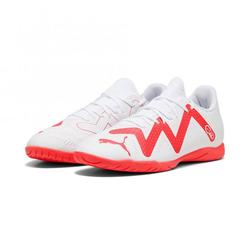 Produktbild von Puma FUTURE PLAY IT Hallenschuh - white black fire red | EU 42 / UK 8 | 107382-01-8