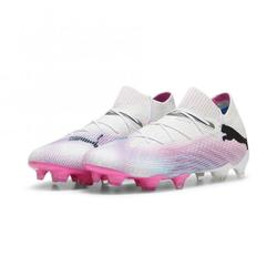 Produktbild von Puma FUTURE 7 ULTIMATE FG/AG WN's Damen Fussballschuh - white poison pink | EU 38 / UK 5 | 107701-01-5