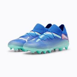Produktbild von Puma FUTURE 7 PRO FG/AG JR Fussballschuh - Bluemazing/Weiß/Electric Peppermint | EU 37 1/2 / UK 4 1/2 | 107944-01-4.5
