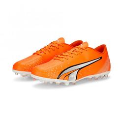 Produktbild von Puma ULTRA PLAY MG Rasen + Kunstrasenschuh - orange white blue glimmer | EU 46 / UK 11 | 107225-01-11