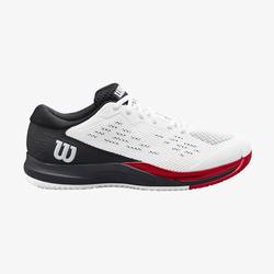 Produktbild von Wilson Rush Pro Ace Herren Tennisschuh - Weiß/Schwarz/Poppy Red | EU 44 / UK 9 1/2 | WRS328420-9.5