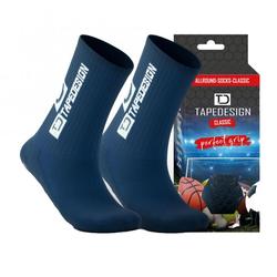 Produktbild von TAPEDESIGN Allround Classic Grip Fussballsocken - navy | C013