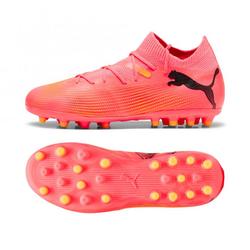 Produktbild von Puma FUTURE 7 MATCH MG JR Rasen + Kunstrasenschuh - Sunset Glow/Black Sun Stream | EU 30 / UK 11 1/2 | 107730-03-11.5