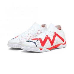 Produktbild von Puma FUTURE MATCH IT Hallenschuh - white black fire red | EU 41 / UK 7 1/2 | 107375-01-7.5
