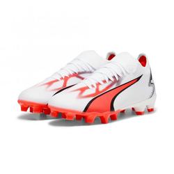 Produktbild von Puma ULTRA MATCH FG/AG WN's Damen Fussballschuh - white black fire red | EU 37 1/2 / UK 4 1/2 | 107523-01-4.5