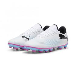 Produktbild von Puma FUTURE 7 PLAY FG/AG Fussballschuh - white poison pink | EU 40 1/2 / UK 7 | 107723-01-7