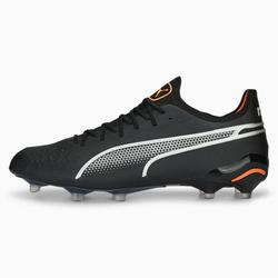 Produktbild von Puma KING ULTIMATE FG Fussballschuh - schwarz silber orange | EU 42 1/2 / UK 8 1/2 | 107097-02-8.5