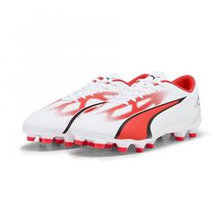 Produktbild von Puma ULTRA PLAY FG/AG Fussballschuh - white black fire red | EU 40 / UK 6 1/2 | 107423-01-6.5