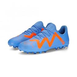 Produktbild von Puma FUTURE PLAY MG JR Rasen + Kunstrasenschuh - blue glimmer white ultra orange | EU 29 / UK 11 | 107201-01-11