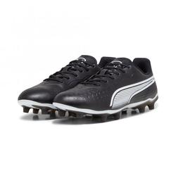 Produktbild von Puma KING MATCH FG Fussballschuh - schwarz weiss | EU 44 1/2 / UK 10 | 107570-01-10