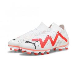Produktbild von Puma FUTURE MATCH FG/AG WN's Damen Fussballschuh - white black fire red | EU 37 / UK 4 | 107371-01-4
