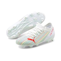 Produktbild von Puma Ultra 3.2 FG/AG Jr. Fussballschuh - White Red Blast | EU 37 1/2 / UK 4 1/2 | 106360-06-4.5