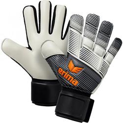 Produktbild von erima skinator Hybrid Training Torwarthandschuhe - black/white/neon orange | 8.5 | 7221905-8.5