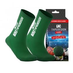 Produktbild von TAPEDESIGN Allround Classic Grip Fussballsocken - green | C007