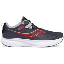 Produktbild von saucony Ride 15 Kinder neutraler Laufschuh - Grey, Black, Red