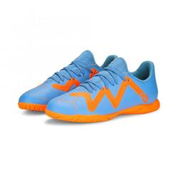 Produktbild von Puma FUTURE PLAY IT JR Hallenschuh - blue glimmer white ultra orange | EU 31 / UK 12 | 107204-01-12