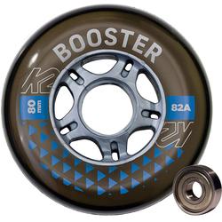 Produktbild von K2 Booster 80mm / 82A - 8er-Rollenset inkl. ILQ-7 Kugellager + Spacer | 30F3009