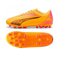 Produktbild von Puma ULTRA PLAY MG JR Rasen + Kunstrasenschuh - Sun Stream/Black Sunset Glow | EU 30 / UK 11 1/2 | 107777-03-11.5