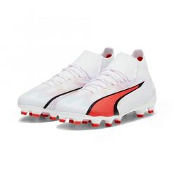 Produktbild von Puma ULTRA PRO FG/AG JR Fussballschuh - white black fire red | EU 37 / UK 4 | 107510-01-4