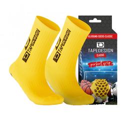 Produktbild von TAPEDESIGN Allround Classic Grip Fussballsocken - yellow | C003