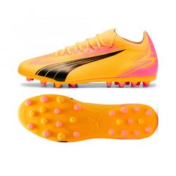 Produktbild von Puma ULTRA MATCH MG Rasen + Kunstrasenschuh - Sun Stream/Black Sunset Glow | EU 40 / UK 6 1/2 | 107756-03-6.5