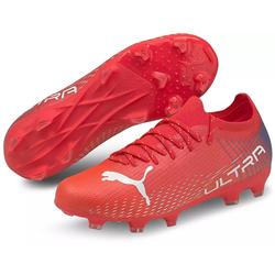 Produktbild von Puma ULTRA 2.3 FG/AG Jr. Fussballschuh - sunblaze white bluemazing | EU 38 / UK 5 | 106522-01-5