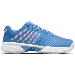 Produktbild von K-SWISS Express Light 2 HB Damen Tennisschuh - blau/weiß/rosa | EU 41 / US 9 | 96611-453-9