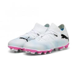 Produktbild von Puma FUTURE 7 MATCH FG/AG JR Fussballschuh - white poison pink | EU 33 / UK 1 | 107729-01-1